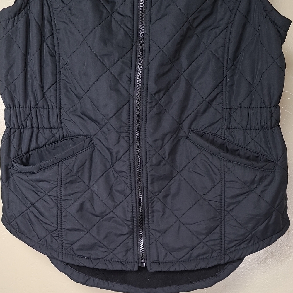 Bit & Bridle Women's Black Quilted Vest - Picture 4 of 12
